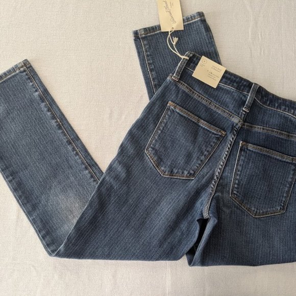 Women's Universal Thread High-Rise Striped Cropped Jeans Size 00 NEW - Picture 2 of 3